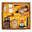 Koffie Series Boxed Cadeau (Seal & Siphon Pot, Grinder, Cups) T001A