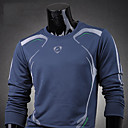 masculino ronda cuello camiseta deportiva de lana