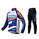 Otoño y el invierno MYSENLAN Trajes Ciclismo Estilo con Dual Side Fleece
