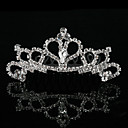 Lovely Alloy With Rhinestone Flower Girl Tiaras