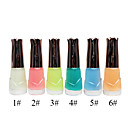 Top Coat luminoso esmalte de uñas (10 ml, 6 botellas)