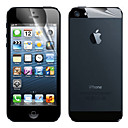 Противобликовая защитная задняя и передняя пленка + ветошь для iPhone 5
