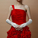 Lovable Elastic Satin Fingerless Elbow Length Women's Wedding/Evening Gloves (More Colors)