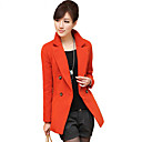 dubbele borst van vrouwen tweed blazer
