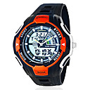 Männer multifunktionale pu analog - digital Quarz-Armbanduhr