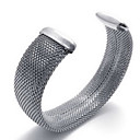 los hombres de moda de titanio pulsera de acero (6 * 1.8 * 1.8cm)