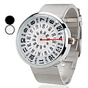 Uniek Horloge Met Analoge Uurwerk (Zilver)