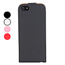 Simple Style PU Leather Full Body Case for iPhone 5 (Assorted Colors)