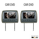 9 pollici ad alta risoluzione per auto poggiatesta DVD Player con giochi, FM (1pair)