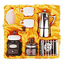 Koffie Series Boxed Cadeau (Moka & Siphon Pot, Grinder, kopjes) T-011