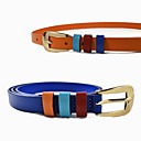 Vogue Lady Skinny Leather Belt(110*1.5*0.3cm)