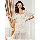 Gorgeous Half-Sleeve Lace With Trim Special Occasion Jacket/Wedding Wrap