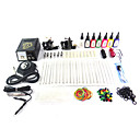 2 Cast Iron Tattoo Machine Guns Kit for Lining and Shading
