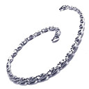 pulsera de titanio de moda (22,5 * 0,3 * 0,3 cm)