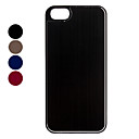 Metal Wire Drawing Aluminum Case for iPhone 5 (Assorted Colors)