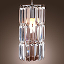 Contemporary Chrome Finish Crystal Pendant Lights
