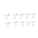 100pcs Half Cover Nail Art Afbeeldingsstempel Platen