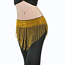 Women Dancewear Polystyrene With Beading Belly Dance Hip Scarf More Colors Available