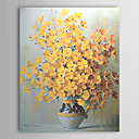 Hand-painted Floral Oil Painting with Stretched Frame