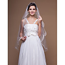 One-tier Elbow Wedding Veils With Cut Edge (More Colors)