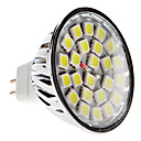 MR16 5W 24x5050 SMD 380-420lm 6000-6500K Natural White Light LED Spot-Lampe (12V)