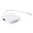Mini DisplayPort macho a DisplayPort Mujer, Mujer HDMI y DVI cable adaptador hembra para Apple MacBook