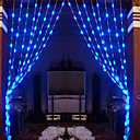 1Mx1.6M Blue Love Crystal LED de la lámpara LED de cadena con 64 - Decoración de Navidad y Halloween