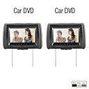 ACURA VISION - 9 Pollici Touch Button poggiatesta lettore DVD con gioco (1 coppia)