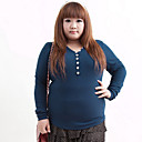 Männer Slim V-Ausschnitt Diamanten plus size t-shirt