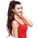 Synthetic Straight Extra Long Auburn Ponytail Hair Pieces