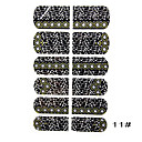 10PCS Multi-Color Plastic Nail Art Sticks met Broken Diamonds (verschillende kleuren, Kleur No.11-13)
