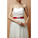 Excellent Satin/Crystal Women's Wedding/Evening Belt (More Colors)