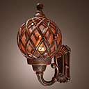 60W Antique Inspired Wall Light in Globe