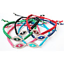 les yeux des femmes tissé bracelet diamantée