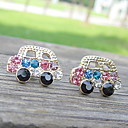 aretes de diamante de las mujeres elegantes coches