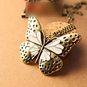 colar das mulheres da borboleta do vintage