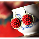 Zilveren Bloem Women's oorbellen