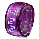 Bracelet Design Future Blue LED Wrist Watch - Purple
