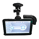 5.0 Inch HD Touchscreen Dual Camera 120 Degree Wide Angle View Car DVR Support LED Night Vision