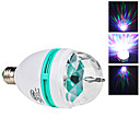 Sound Controlled E27 3W Colorful Light Autorotation LED Bulb for Disco Party Stage (85-265V)
