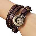 Armbandhorloge In trendy ontwerp (paars)