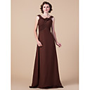 A-line Scoop Floor-length Chiffon Mother of the Bride Dress