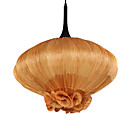 40W im chinesischen Stil Pendelleuchte mit farbric Shade