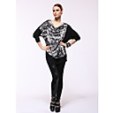 ayiasha V-Ausschnitt loose fit Wolle Fischotter Kaninchenfell Pullover Pullover (Länge: 75, Oberweite: 83x2cm)