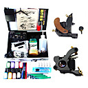 2 Tattoo Machine Guns Kit with LED Power and 8*15ml Ink