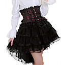 Exquisite Black And Red Lace Short Classic Lolita Rock