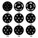 Nail Art Stamp image Stamping plaque modèle M Series (couleurs assorties)