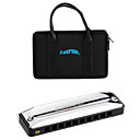 EASTTOP - (T002-7) 7-Professional Blues Harp Pack met Tailoring Riet