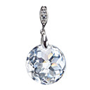 Grace 925 Silver With Cubic Zirconia Plating Platinum Women's Necklace