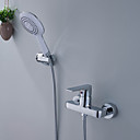 Single Handle Chrome Finish Centerset Shower Faucet